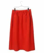 OLHGP12090 eur3(エウルキューブ) 【大きいサイズ/a.v.v×eur3】ラップ風スカート レッド(05)