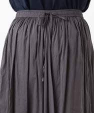 OLHHA03099 eur3(エウルキューブ) 【WEB先行販売】【大きいサイズ】コットンボイルサマースカート ダークグレー(93)