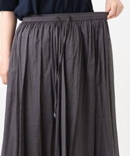 OLHHA03099 eur3(エウルキューブ) 【WEB先行販売】【大きいサイズ】コットンボイルサマースカート ダークグレー(93)