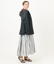 OLHHA03099 eur3(エウルキューブ) 【WEB先行販売】【大きいサイズ】コットンボイルサマースカート ブラック(94)