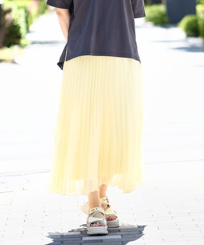 OLHHA10089 eur3 【WEB先行販売】【大きいサイズ/a.v.v×eur3】ランダムプリーツスカート