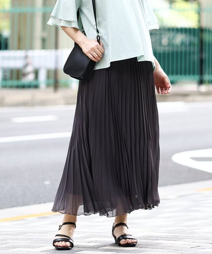 OLHHA10089 eur3 【大きいサイズ/a.v.v×eur3】ランダムプリーツスカート