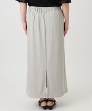 OLHHA11089 eur3(エウルキューブ) 【新色追加】【大きいサイズ】リブカットタイトスカート グレージュ(89)