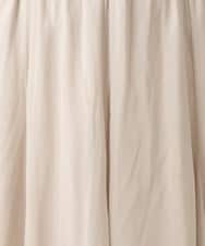 OLHHD07089 eur3(エウルキューブ) 【WEB先行販売】【大きいサイズ/a.v.v×eur3】シア―フレアスカート アイボリー