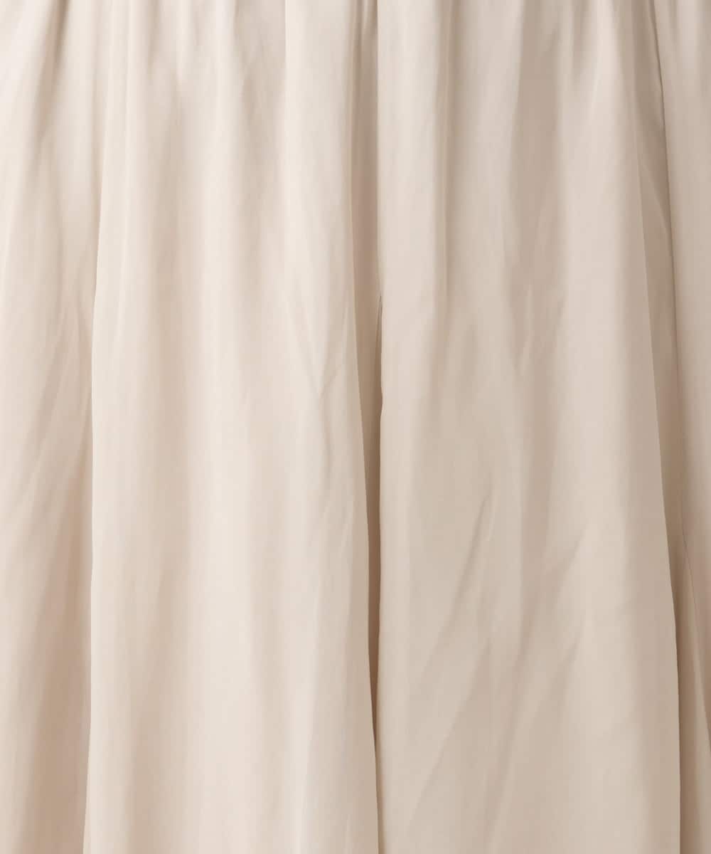 OLHHD07089 eur3(エウルキューブ) 【WEB先行販売】【大きいサイズ/a.v.v×eur3】シア―フレアスカート アイボリー