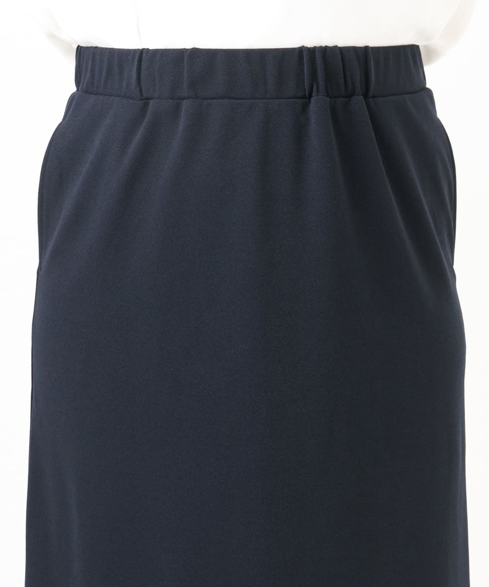OLHIA14109 eur3(エウルキューブ) 【大きいサイズ】カットジョーゼットナロースカート ネイビー(57)