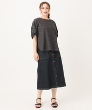 OLHIA15109 その他 【予約】【大きいサイズ】フロントボタンタイトスカート ネイビー(57)