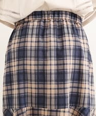 OLHIP14080 eur3(エウルキューブ) 【大きいサイズ/a.v.v×eur3】チェック柄マーメイドスカート ネイビー(57)