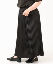 OLHIV01129 eur3(エウルキューブ) 【大きいサイズ】プリーツスカート ブラック(94)