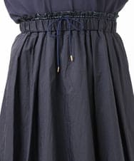 OLHIV17129 eur3(エウルキューブ) 【大きいサイズ】シアーオーガンジースカート ネイビー(57)