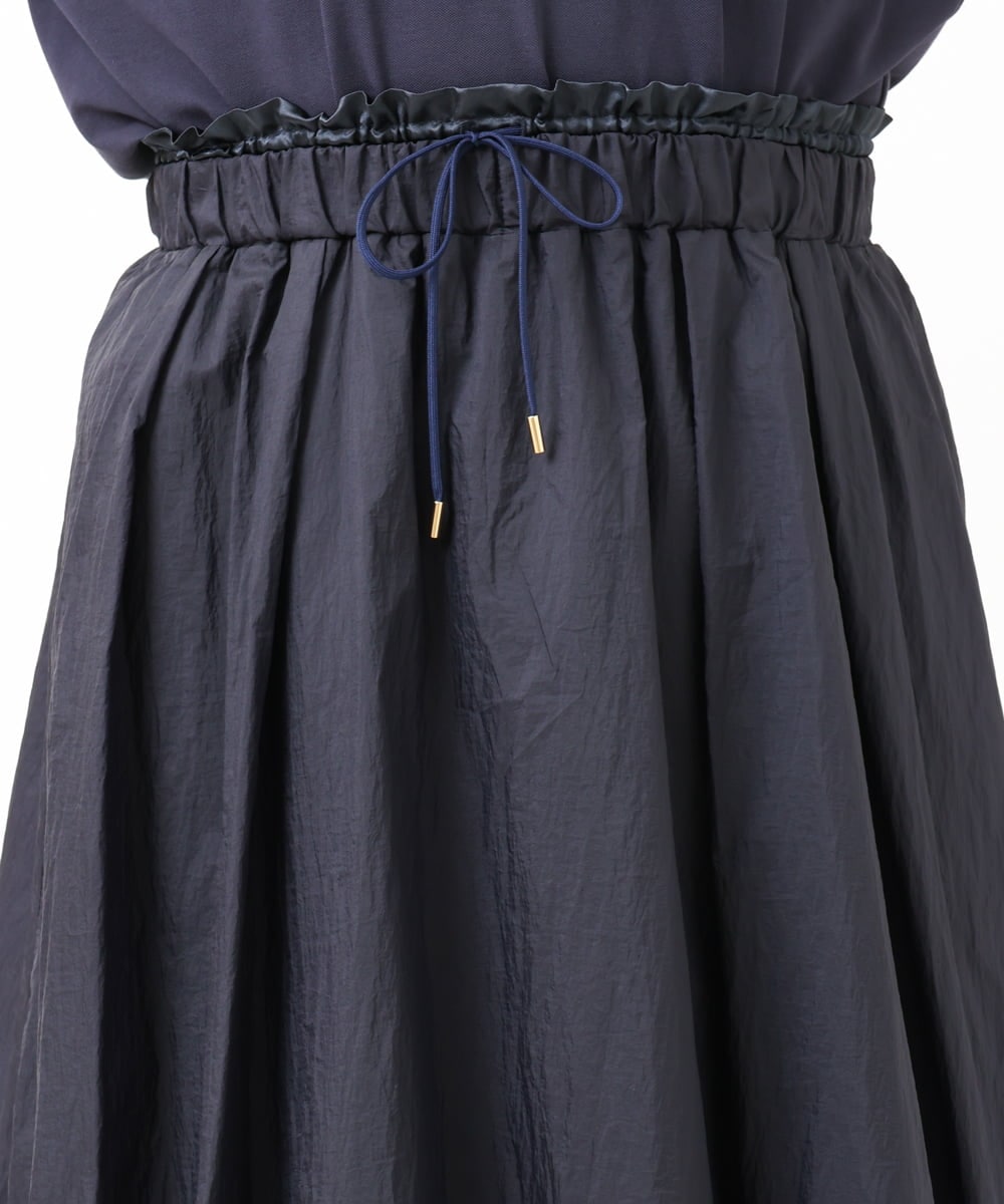 OLHIV17129 eur3(エウルキューブ) 【大きいサイズ】シアーオーガンジースカート ネイビー(57)