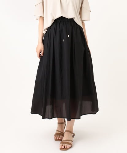 OLHIV17129 eur3 【大きいサイズ】シアーオーガンジースカート