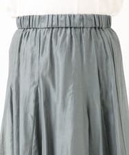OLHIV19099 eur3(エウルキューブ) 【大きいサイズ/a.v.v×eur3】シアーシャイニースカート ライトグレー(91)