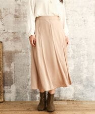 OLHKA03119 eur3(エウルキューブ) 【WEB先行販売】【大きいサイズ】サテンマーメイドスカート ベージュ(82)