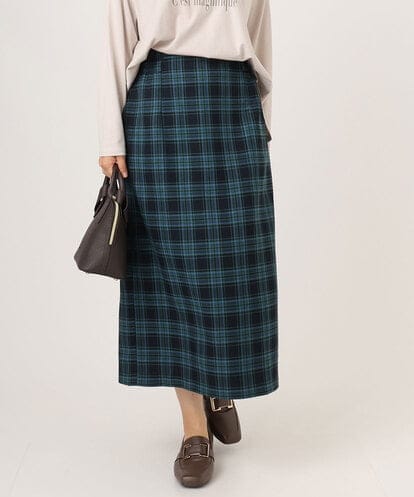 OLHLA06129 eur3 【WEB先行販売】【大きいサイズ】チェックタイトスカート