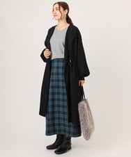 OLHLA06129 eur3(エウルキューブ) 【大きいサイズ】チェックタイトスカート グリーン(35)