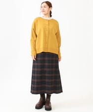 OLHLV09129 eur3(エウルキューブ) 【大きいサイズ】キルトスカート ネイビー(57)