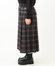 OLHLV09129 eur3(エウルキューブ) 【大きいサイズ】キルトスカート ネイビー(57)
