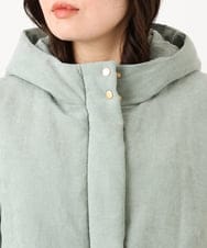 OLJAG03299 eur3(エウルキューブ) 【大きいサイズ】ブロッキングダウンジャケット カーキ