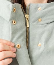 OLJAG03299 eur3(エウルキューブ) 【大きいサイズ】ブロッキングダウンジャケット カーキ