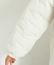 OLJBS13120 eur3(エウルキューブ) 【大きいサイズ】キルティングジャケット アイボリー(80)