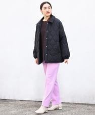 OLJBS13120 eur3(エウルキューブ) 【大きいサイズ】キルティングジャケット ブラック(94)