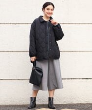 OLJBS13120 eur3(エウルキューブ) 【大きいサイズ】キルティングジャケット ブラック(94)