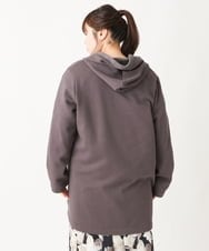 OLJBV03159 eur3(エウルキューブ) 【大きいサイズ】フーディー裏ボアアウター ダークブラウン(87)