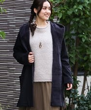 OLJBV03159 eur3(エウルキューブ) 【大きいサイズ】フーディー裏ボアアウター ブラック(94)