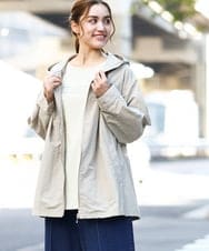 OLJDA04169 eur3(エウルキューブ) 【大きいサイズ】マウンテンパーカー グレージュ(89)