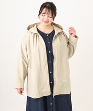 OLJDA04169 eur3(エウルキューブ) 【大きいサイズ】マウンテンパーカー グレージュ(89)