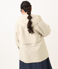 OLJDA04169 eur3(エウルキューブ) 【大きいサイズ】マウンテンパーカー グレージュ(89)
