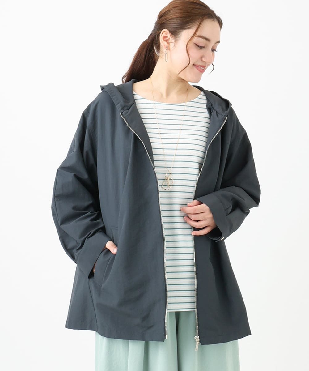 OLJDA04169 eur3(エウルキューブ) 【大きいサイズ】マウンテンパーカー ダークグレー(93)
