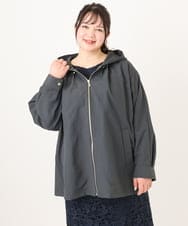 OLJDA04169 eur3(エウルキューブ) 【大きいサイズ】マウンテンパーカー ダークグレー(93)