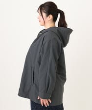 OLJDA04169 eur3(エウルキューブ) 【大きいサイズ】マウンテンパーカー ダークグレー(93)