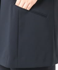 OLJDD02159 eur3(エウルキューブ) 【大きいサイズ】WクロスVネックジレ ネイビー(57)