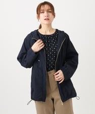 OLJDD03169 eur3(エウルキューブ) 【大きいサイズ/撥水/花粉ガード】マウンテンパーカー ネイビー