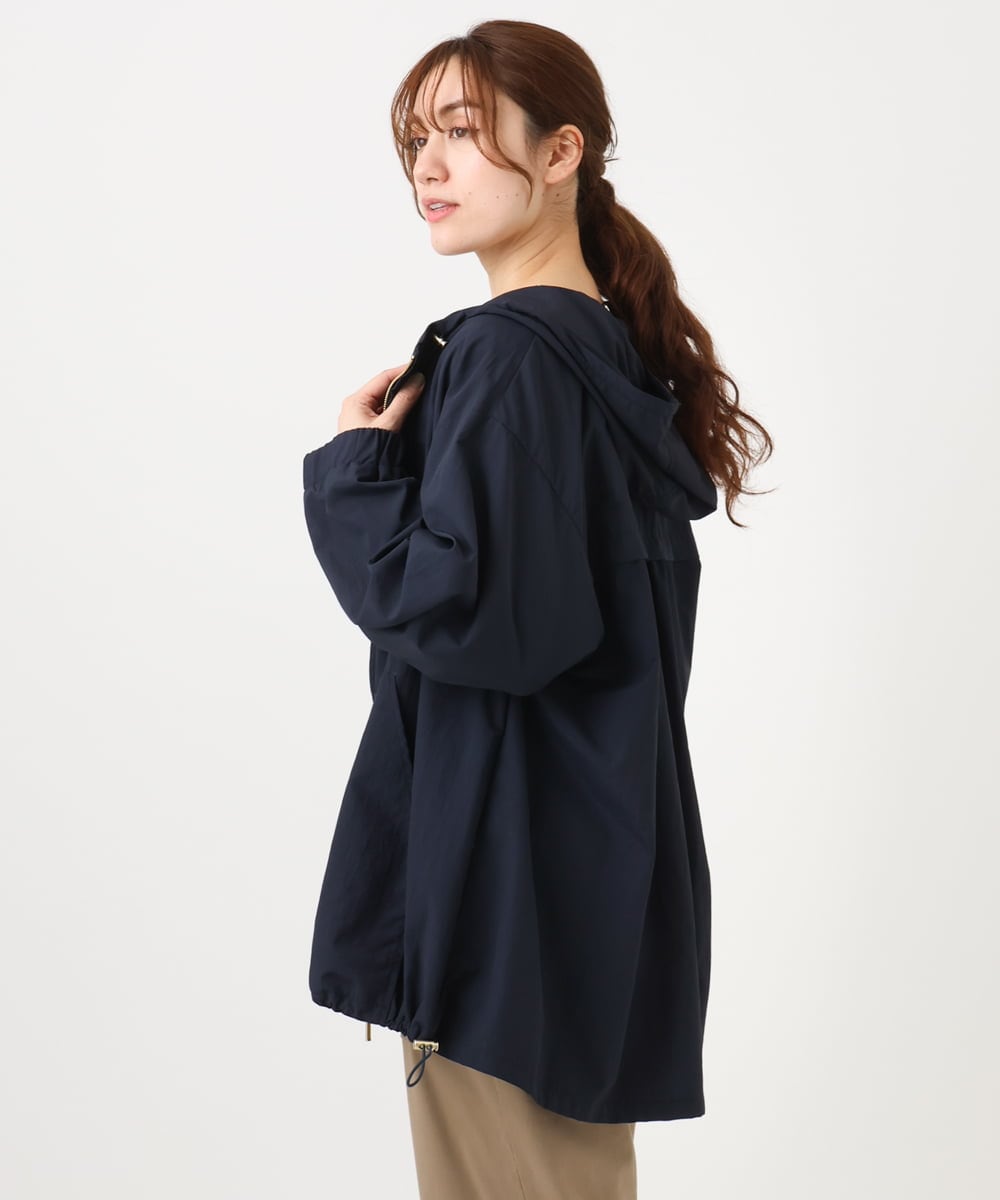 OLJDD03169 eur3(エウルキューブ) 【大きいサイズ/撥水/花粉ガード】マウンテンパーカー ネイビー