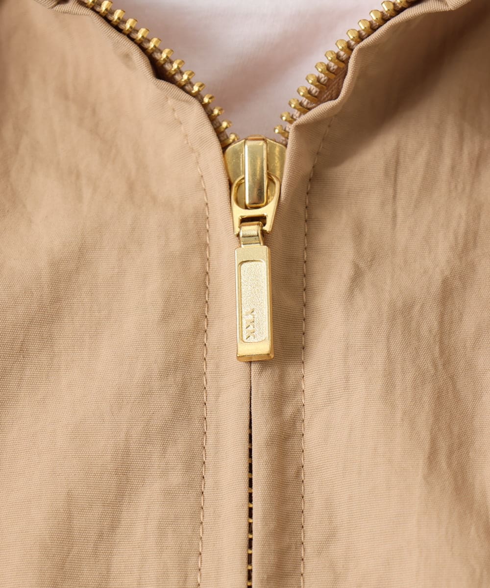 OLJDD03169 eur3(エウルキューブ) 【WEB先行販売】【大きいサイズ/撥水/花粉ガード】マウンテンパーカー ベージュ