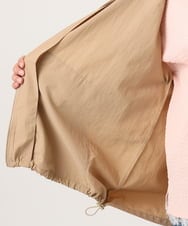 OLJDD03169 eur3(エウルキューブ) 【WEB先行販売】【大きいサイズ/撥水/花粉ガード】マウンテンパーカー ベージュ