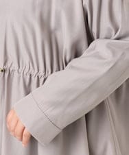 OLJDD06179 eur3(エウルキューブ) 【WEB先行販売】【大きいサイズ】シア―ギャザーブルゾン グレージュ(89)