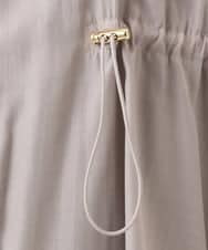 OLJDD06179 eur3(エウルキューブ) 【WEB先行販売】【大きいサイズ】シア―ギャザーブルゾン グレージュ(89)