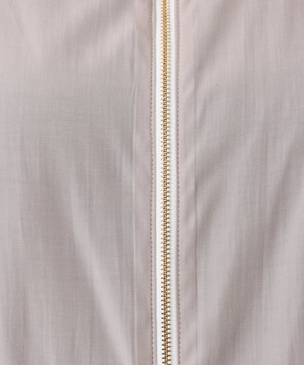 OLJDD06179 eur3(エウルキューブ) 【WEB先行販売】【大きいサイズ】シア―ギャザーブルゾン グレージュ(89)