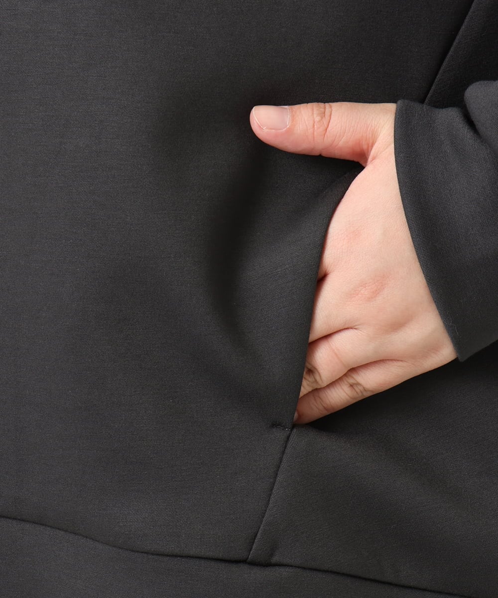 OLJDD09099 eur3(エウルキューブ) 【WEB先行販売】【大きいサイズ】ジップアップブルゾン ダークグレー