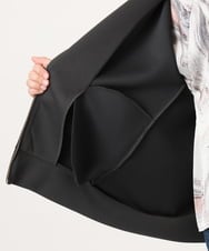 OLJDD09099 eur3(エウルキューブ) 【WEB先行販売】【大きいサイズ】ジップアップブルゾン ダークグレー