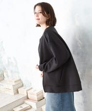 OLJDD09099 eur3(エウルキューブ) 【WEB先行販売】【大きいサイズ】ジップアップブルゾン ダークグレー