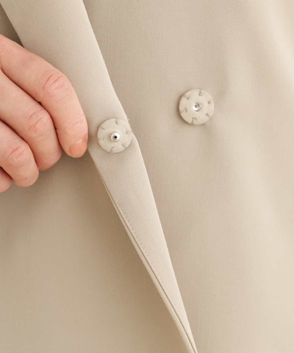 OLJDP02140 eur3(エウルキューブ) 【大きいサイズ】ショートトレンチコート ベージュ(82)