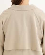 OLJDP02140 eur3(エウルキューブ) 【大きいサイズ】ショートトレンチコート ベージュ(82)