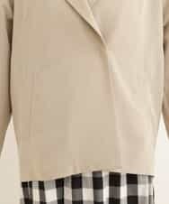 OLJDP02140 eur3(エウルキューブ) 【大きいサイズ】ショートトレンチコート ベージュ(82)
