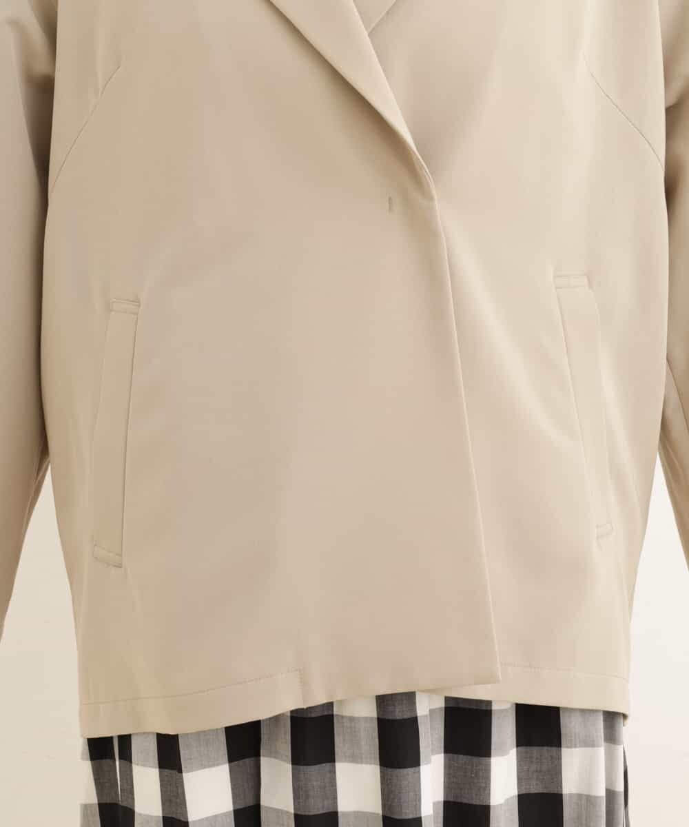 OLJDP02140 eur3(エウルキューブ) 【大きいサイズ】ショートトレンチコート ベージュ(82)